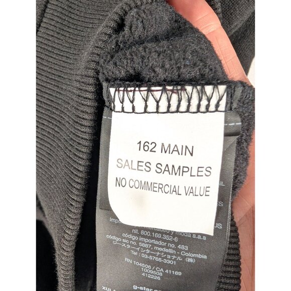 G-Star Raw Shirt Womens Small Black Straight Fit Graphic Sweatshirt - Picture 6 of 9